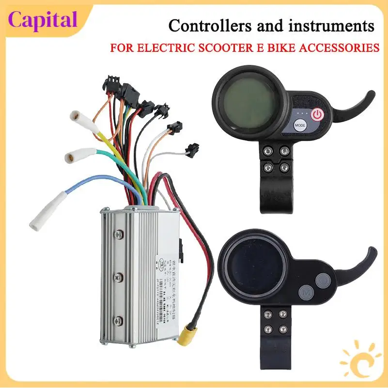 HotFor JP 48V 25A Controller Brushless Motor+36-48V Dashboard Meter Kit for JP Electric Scooter Accessories