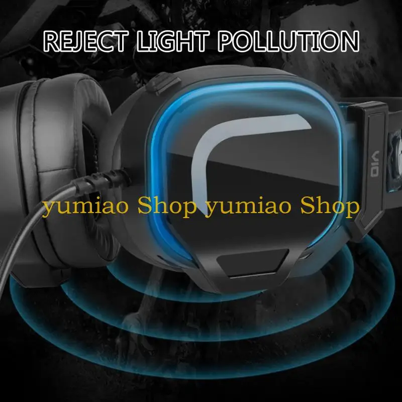 Cuffie da gioco 587B Cuffie over-ear con cavo e auricolari ergonomici con driver da 50 mm