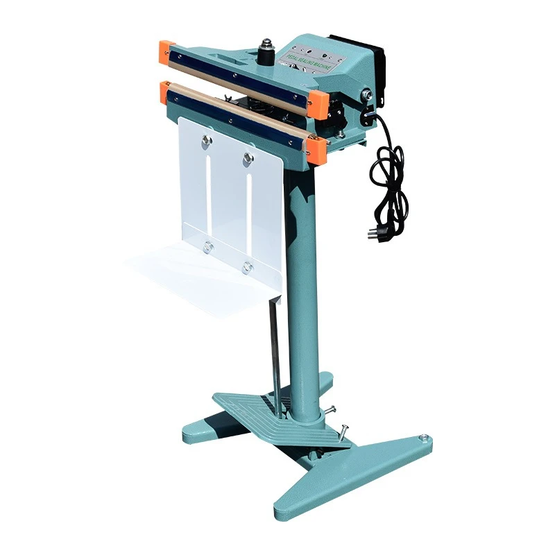 

Fast, foot sealing machine, commercial, rice, live fish aluminum foil bag, plastic film,