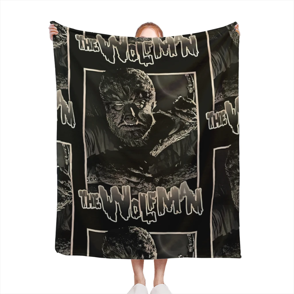 

The Wolfman Blanket Picnic Super Soft Blanket for Travel Bedding Couch Sofa Bed Blanket Birthday Gift