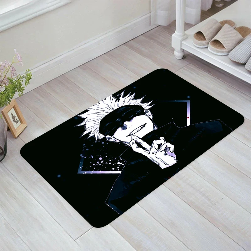 

Satoru Gojo Floor Mat Aesthetic Room Decoration Carpet Entrance of House Kitchen Rug Home Carpets Balcony Rugs Foot Doormat Door