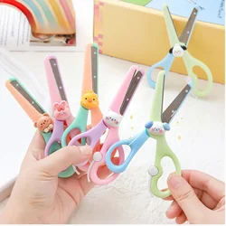 Cartoon Paper Scissors for Children Cute Girly Heart-safe Non-hurt Paper Scissors Multifunctional Student Handmade Knife