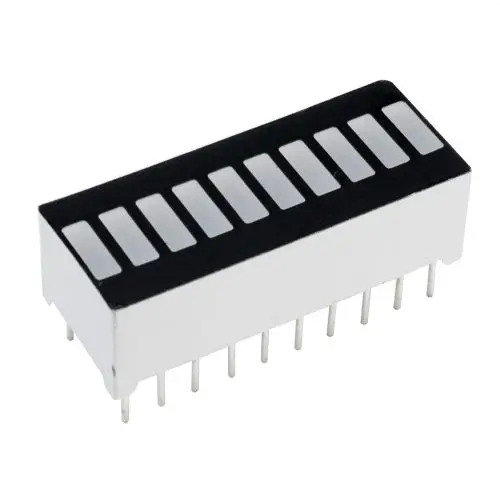 1/5 PCS 10 Segments LED Display Light Strip 4-color Luminous Strip LED Modules Multicolor Bargraph 10 Bar-graph for Arduino