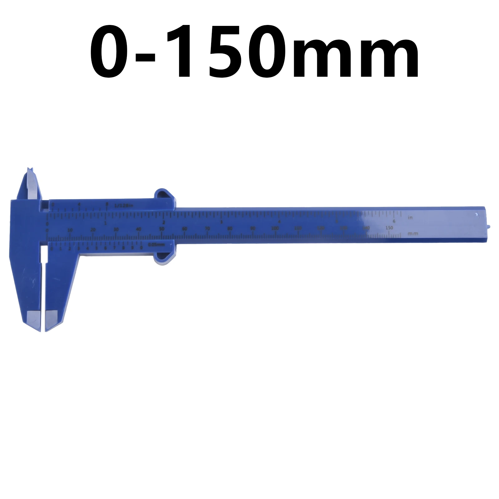 0-150mm Sliding Vernier Caliper Plastic Gauge Caliper Double Scale Ruler For Jewelry Measurement School Student Measuring Tool