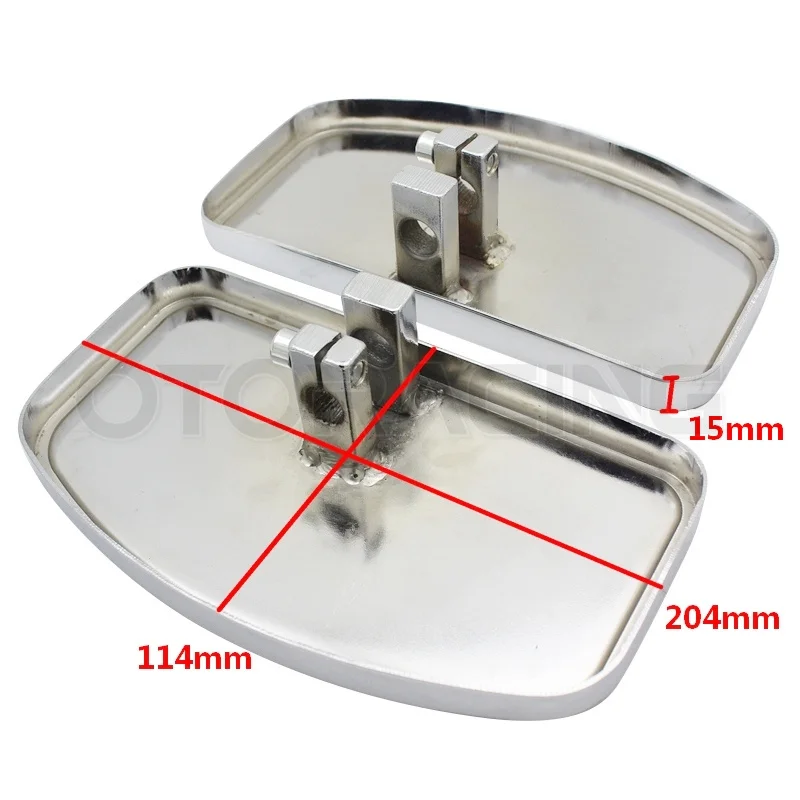 Motorcycle Rear Floorboards Footboards Foot Pegs Footrests For Kawasaki Vulcan 1500 VN1500 Classic