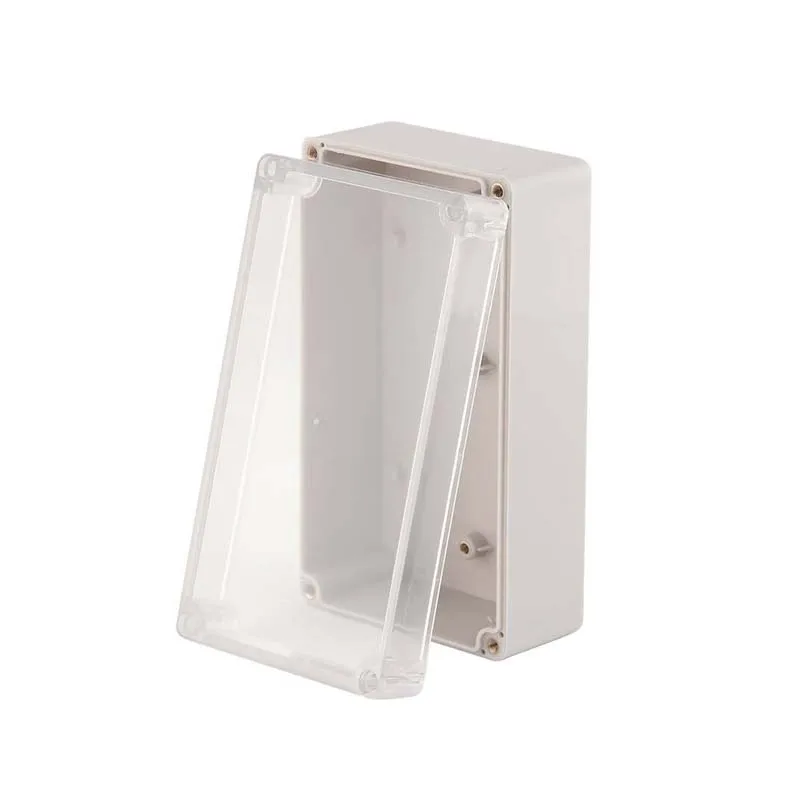 Transparent waterproof box Plastic outdoor monitoring power cable meter Branch cable crossover box