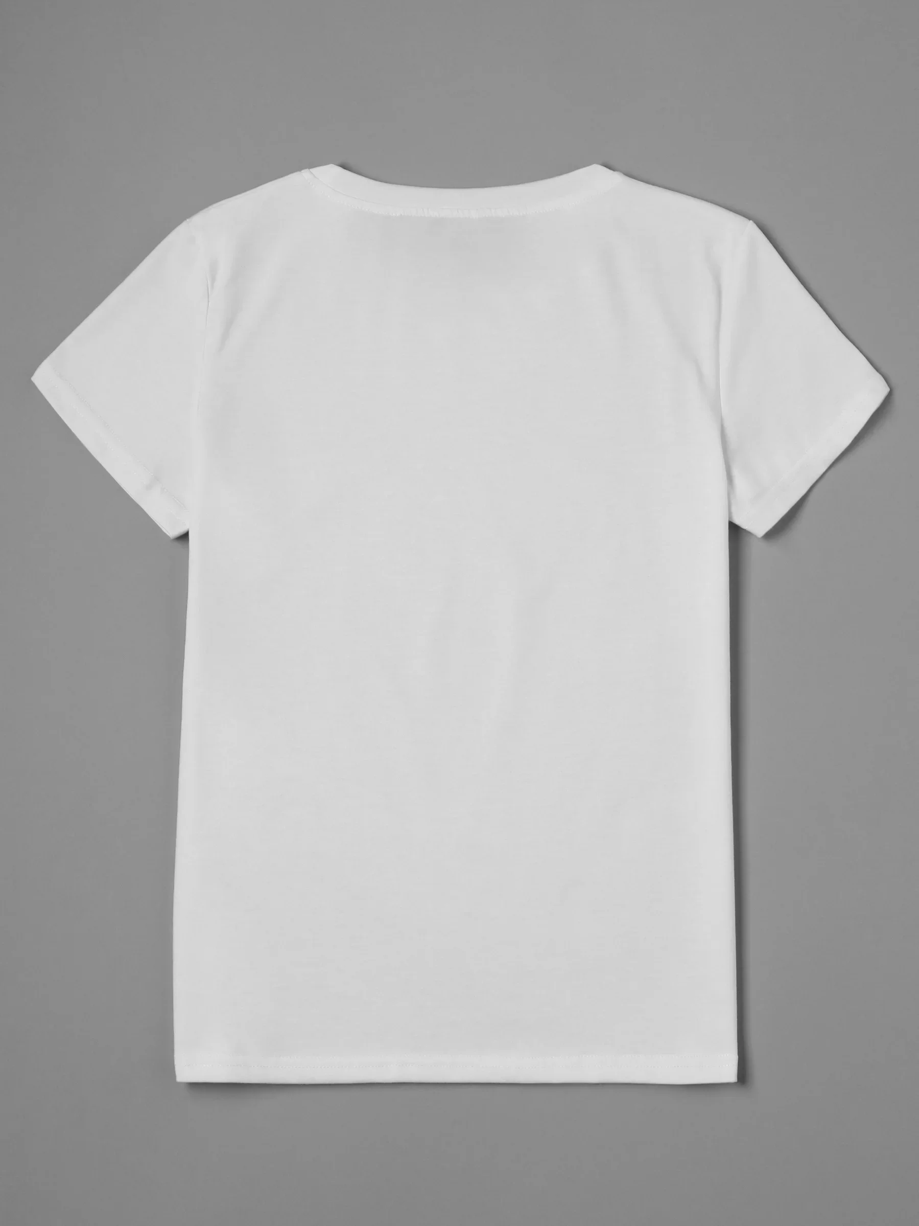 เสื้อยืดแฟชั่นผู้หญิงลายแมวน่ารัก แขนสั้น สไตล์ฮาราจูกุ ลำลอง ใส่สบาย คอกลม เสื้อสตรีทแวร์ ยุค Y2K