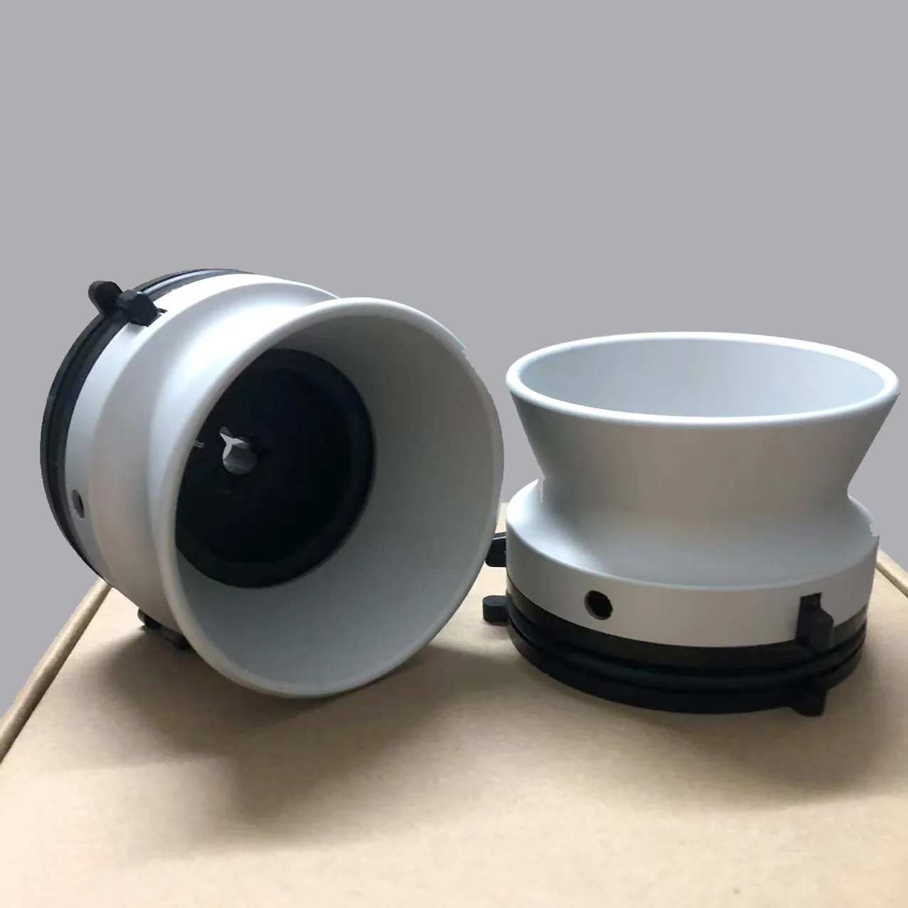 Verbesserte NAB-Nabenadapter für Reel-to-Reel-Tape-Recorder, Nebel- und Sandbehandlung, Griffbecher, nicht reflektierend, nicht blendend für Studer – Detail 1