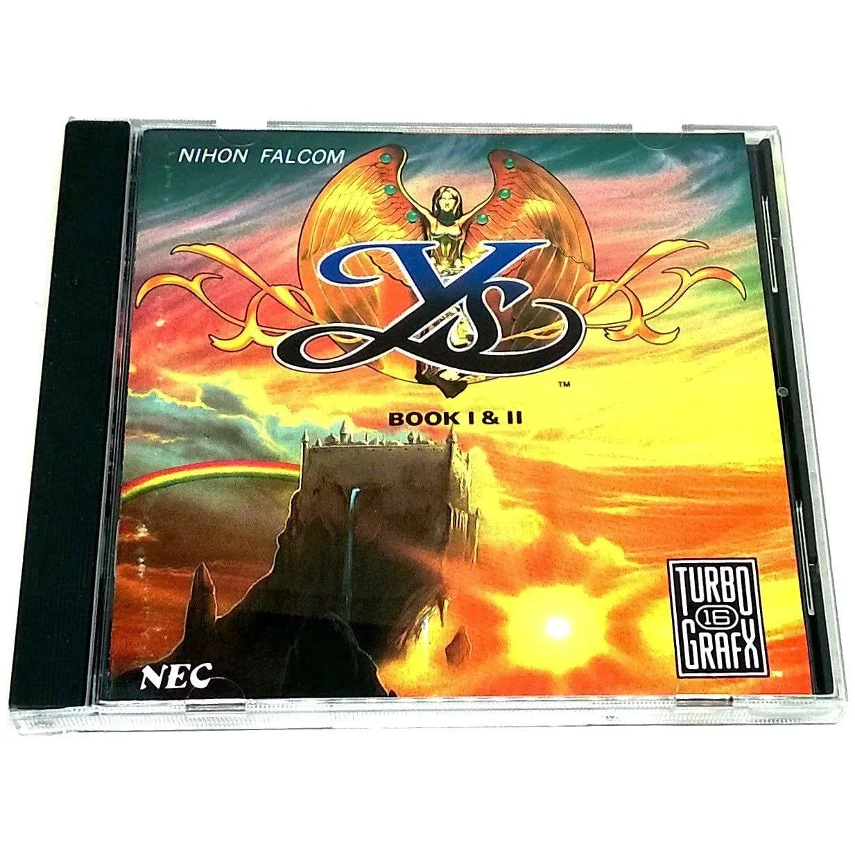 

PC engine Copy Disc Game Ys Book I & II Unlock pce Console Game Optical Drive Retro Video Direct Reading game Accessories