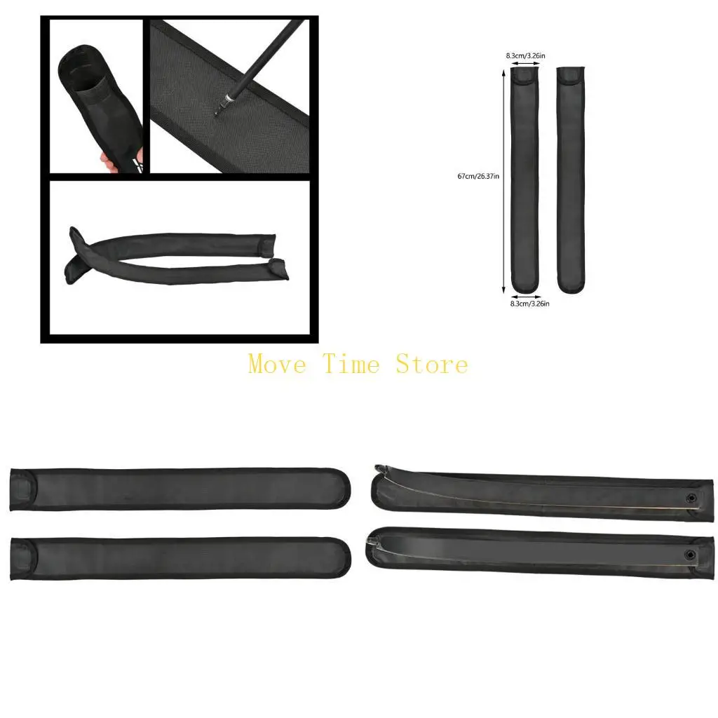 

92ME Водонепроницаемая ткань Оксфорд с изогнутыми бантами и рукавами для конечностей, удобная защита для конечностей при