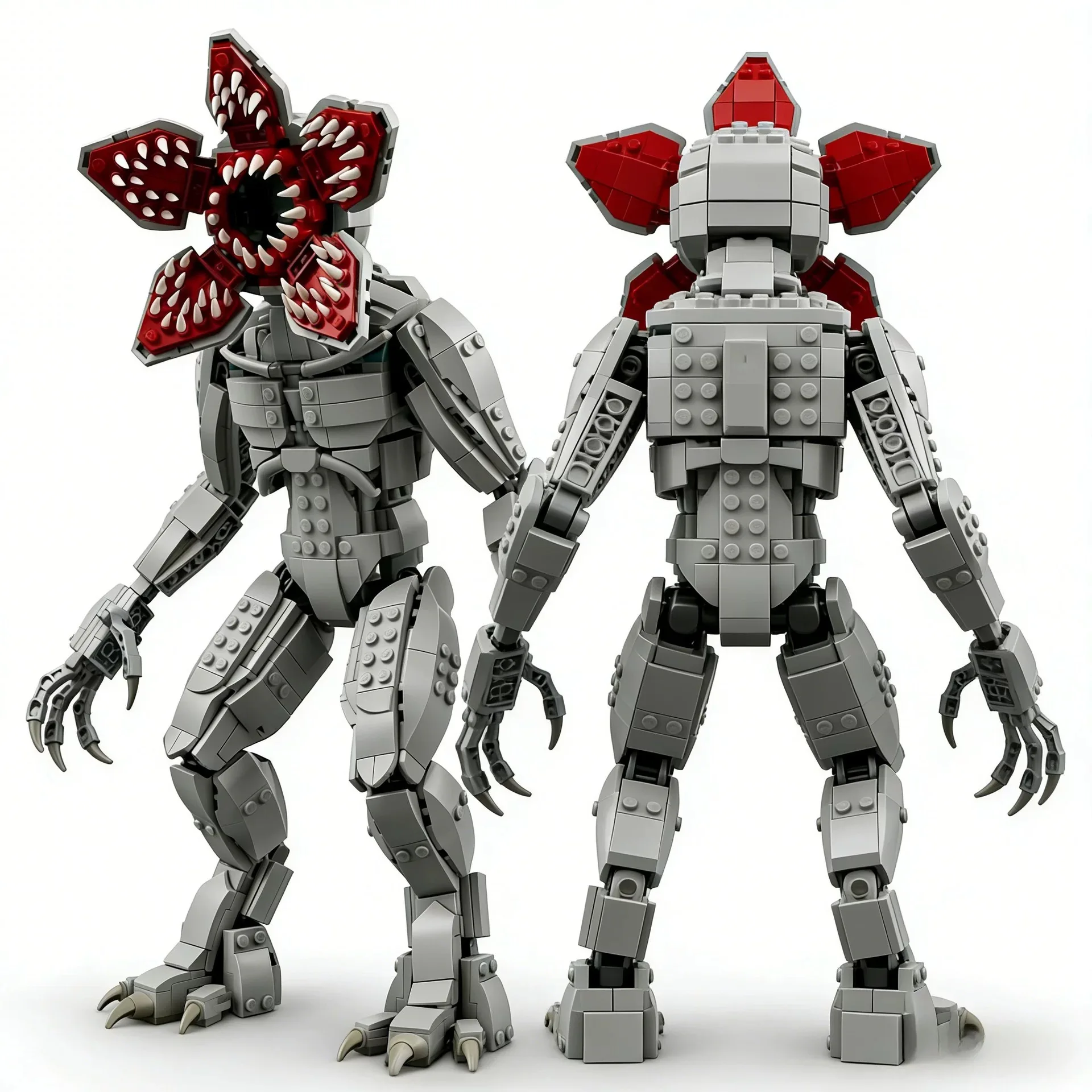 2026 New Series Demon Dog Demogorgon Carnivorous Plant Building Blocks Sci-Fi Thriller TV Play Monster Model Assembly Toys Gifts view 2