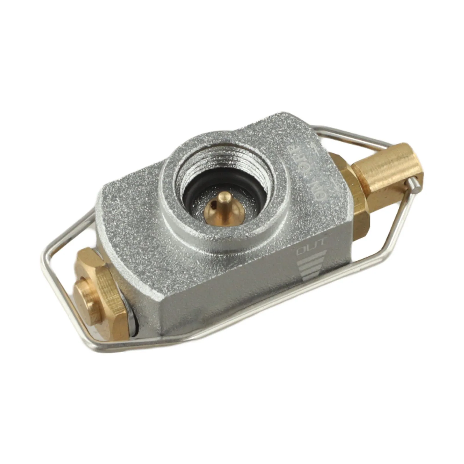 Inflation Valve Gas Canister Valve Pressure Relief Valve For Camping Multi-layer Sealing Rings Adjustable Valve Mechanism