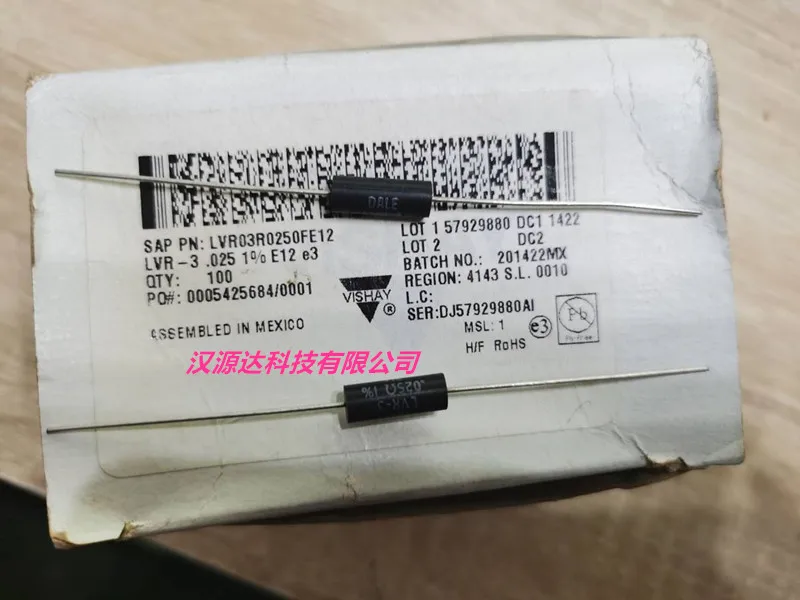 10pcs/lot LVR03R0250FE12 LVR03-0.025R 1% 3W chips Electronic new