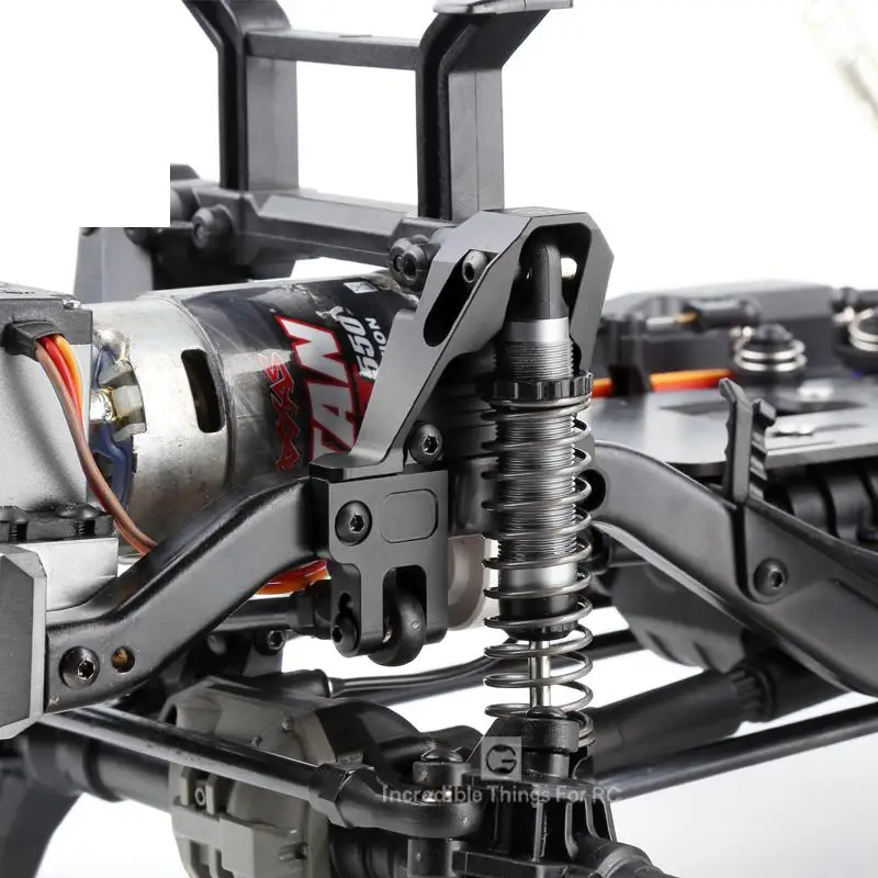 

Aluminum Front&Rear Shock Towers with Adjustable Mount Shock Damper Towers Mount for TRX-4 1/10 RC Crawler Car