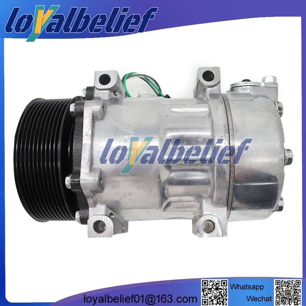 

8PK 12V SD7H15 CAR AC Compressor PV8 for Scania P G R T series P470 P380 P480 1888033 1853081 SANDEN 8290