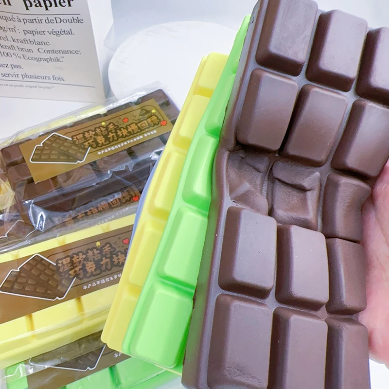 محاكاة جديدة من الشوكولاتة انتعاش بطيء لزجة قليلا الأيدي لينة قرصة لعبة مضحك الكبار الأطفال الإجهاد الإغاثة اللعب أحمق هدية