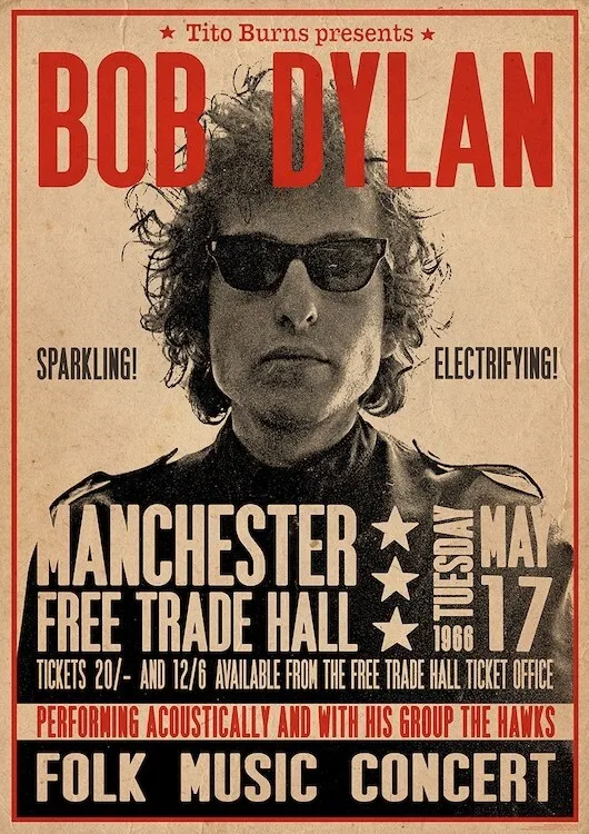 BOB DYLAN Studio Posters Wall Art Rome Decoration