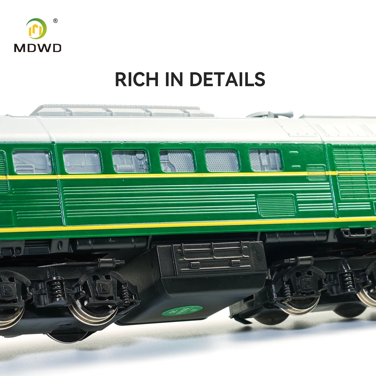 Modelo de Tren de Potencia Ruso M62 Diésel Verde Chino, Kit de Construcción Clásico para Aficionados a Ferromodelismo