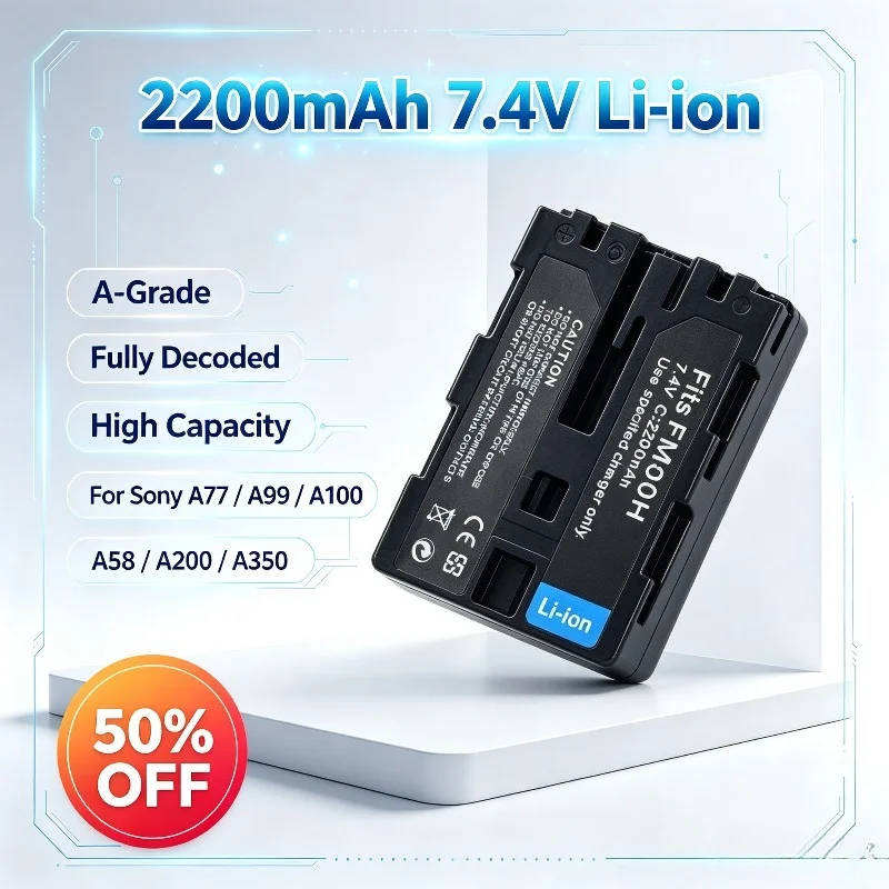 Probty 10800mAh NP-F980 NP-F970 NPF960 NP F970 Battery with USB Charge Output For Sony PLM-100 CCD-TRV35 MVC-FD91 MC1500C