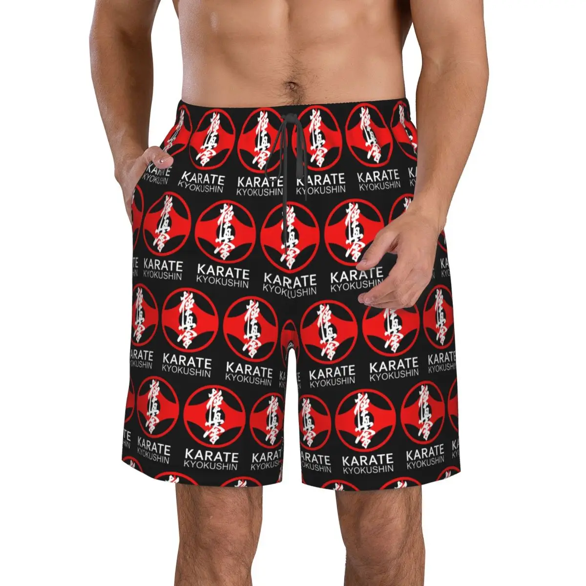 

Kyokushi Karate Kumite Scene (1) Trunks Beach Board Shorts Casual Quick Dry Swim Summer Men Pants