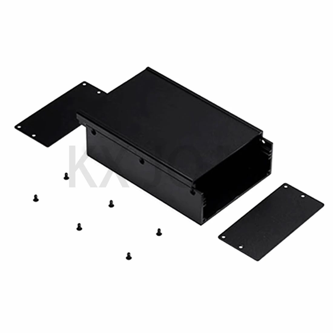 Aluminium gehäuse 96*45.5*140mm Split Box wasserdichte schwarze Profils chale elektronische Komponenten schale