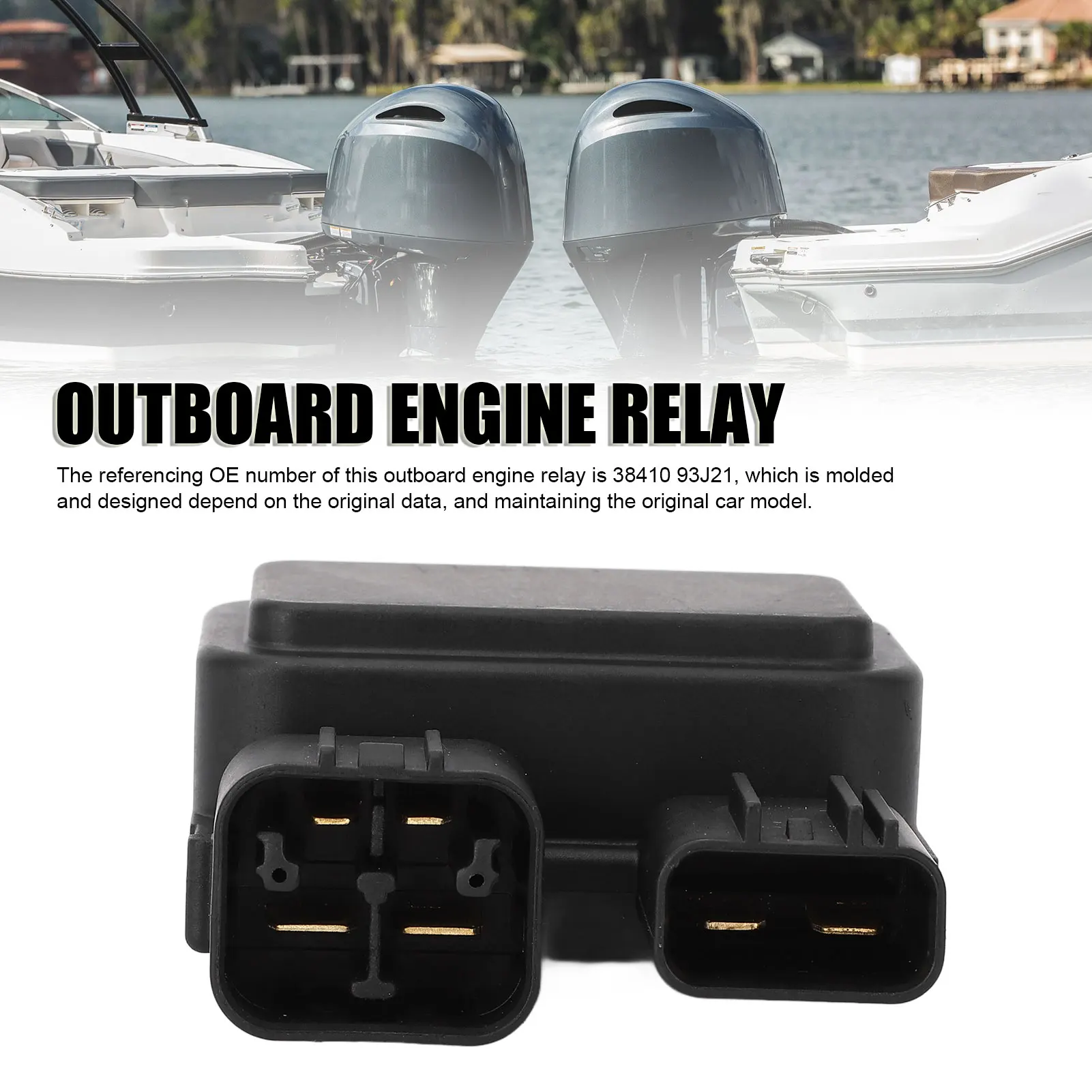 

Outboard Engine PTT Relay 38410 93J21 Boat Engine Tilt Trim Relay Assy Replacement for Suzuki 9.9HP to 350HP Outboard Engine