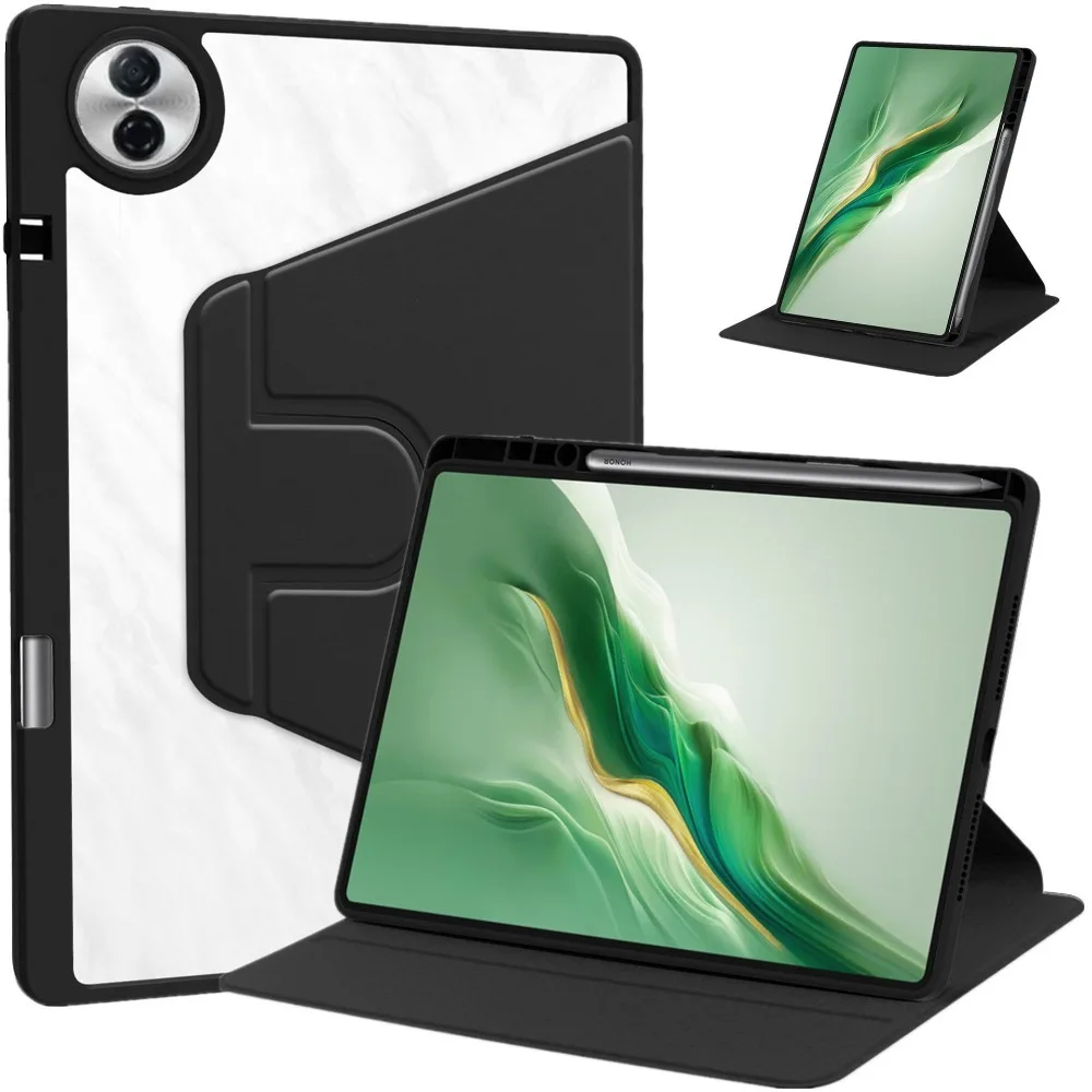 Custodia In Pelle PU Per Honor Pad 10 12.1" 2025 – Design Esclusivo, Antiurto, Supporto Regolabile, Portacarte E Chiusura Magnetica