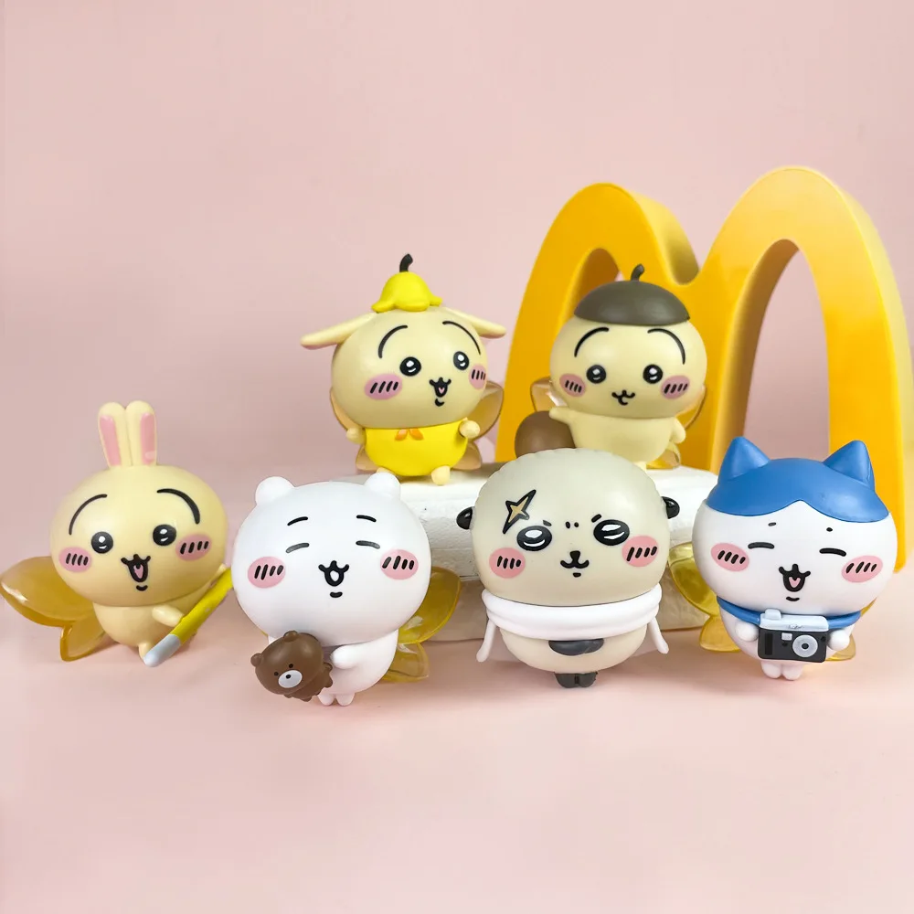 Die Jiikawa-Serie von Happy Companions – Chiikawa-Figuren, Blindbox-Spielzeug mit Anime-Motiv, Modellornamente