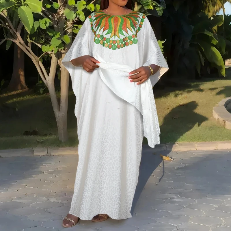 

Abayas For Women Dubai Luxury 2025 African Muslim Fashion Dress Caftan Marocain Evening Party Dresses Boubou Robe Djellaba Femme
