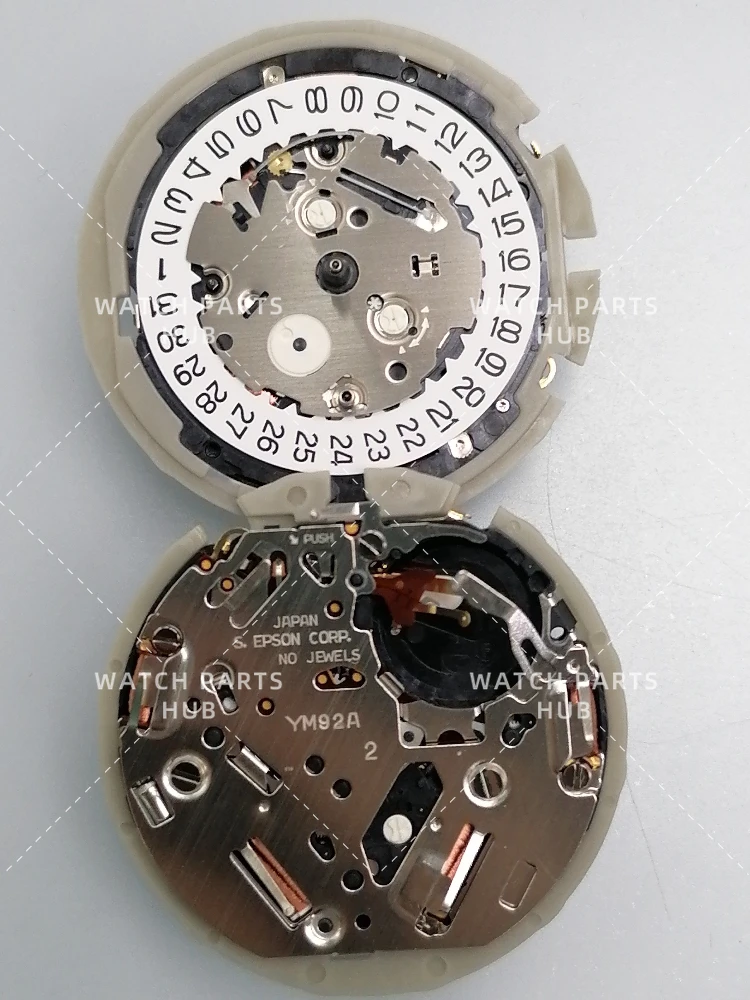 Watch movement accessories YM92A movement, six-pin, single calendar YM92 watch movement accessories parts