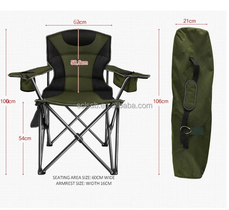 

Outdoor Folding Chair portable beach camp chairs with carry bag for camping,fishing, beach, barbecues, picnic party.