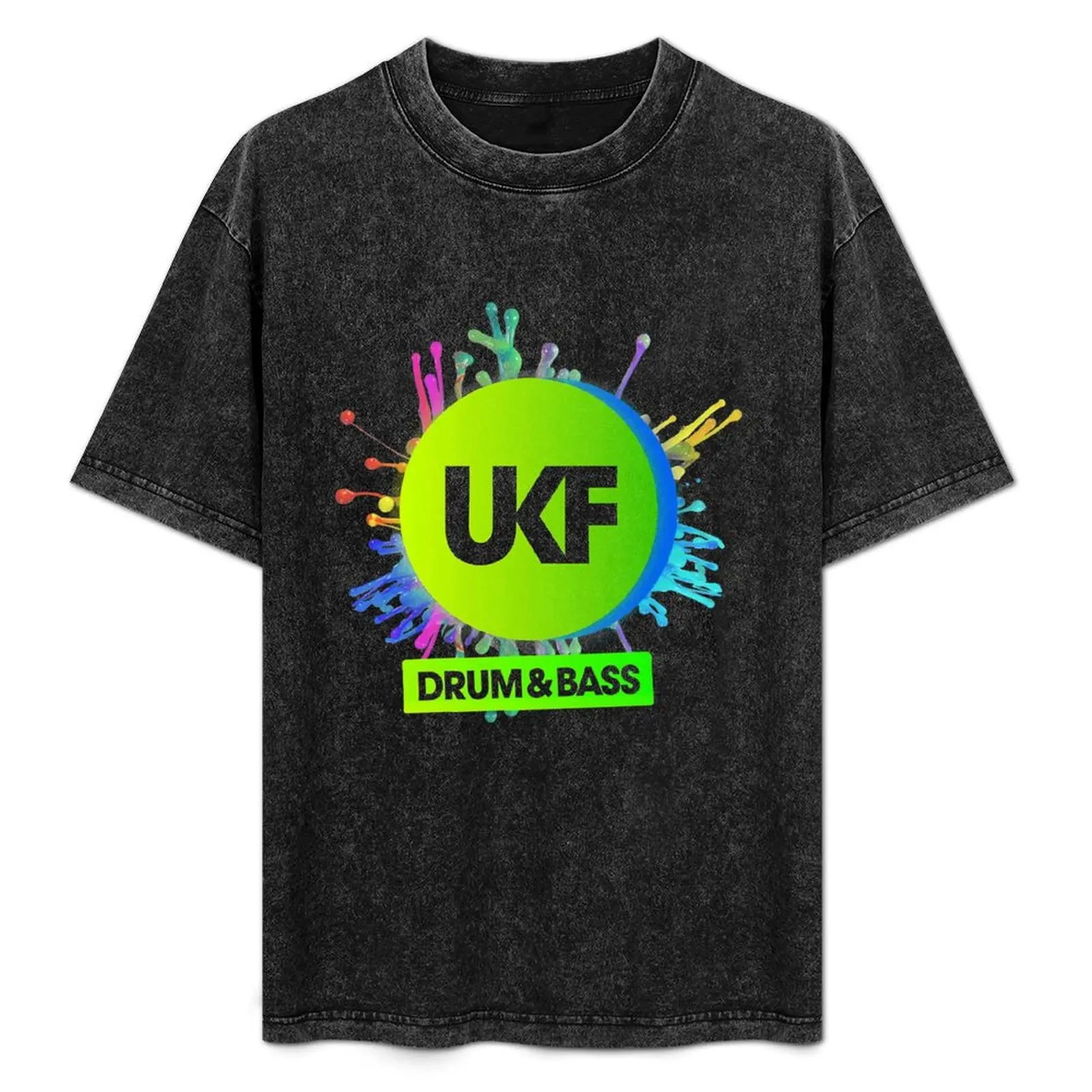 

Ukf-Drum and Bass - Мужские футболки с графическим принтом, винтажная футболка с защитой от ультрафиолета, футболка с защитой от солнца