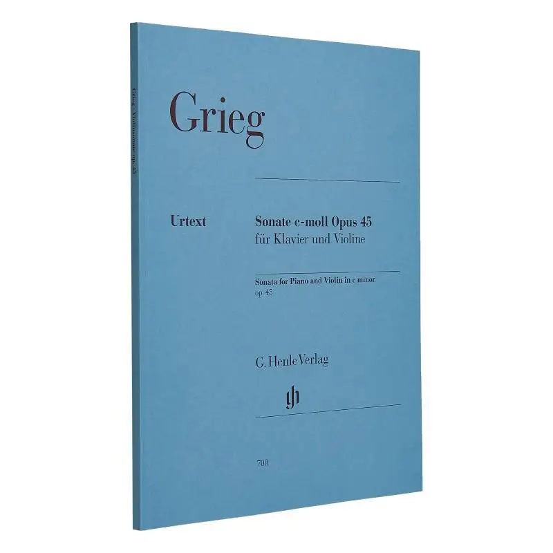 

HN700 Grieg Скрипка Sonata C Minor Op 45 Voss Egon G Henle Verlag 9790201807003 Книга
