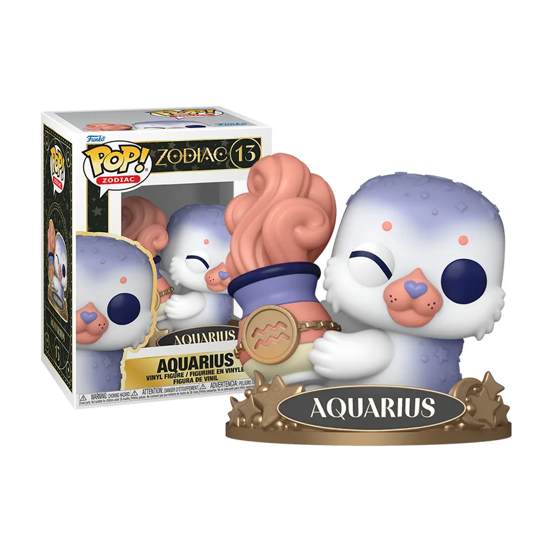 

Funko Pop Zodiac Aquarius Capricorn Sagittarius Scorpio Peripheral Figurines Toys for Boys Gift Collectible Ornaments