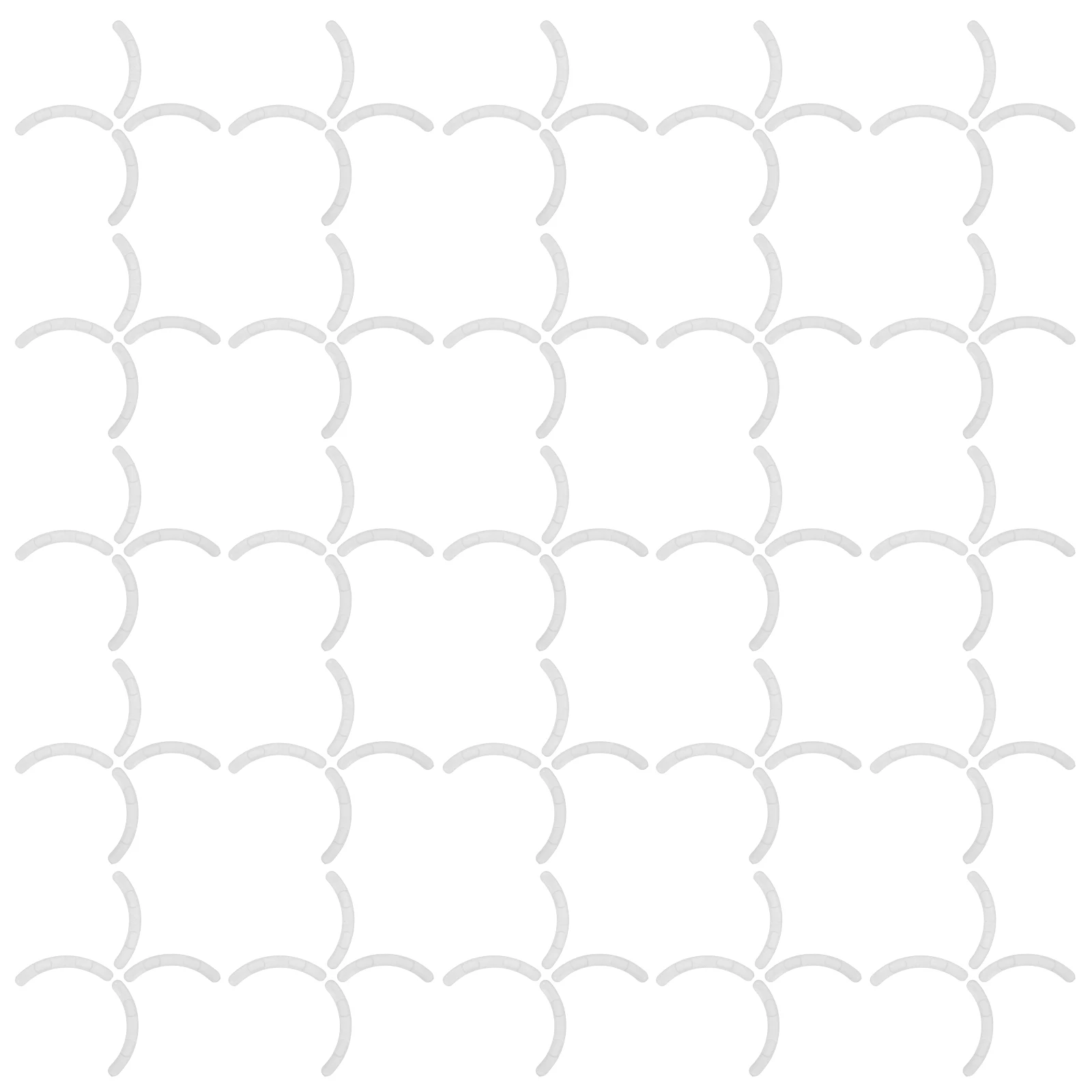 

200 Pcs Eyelash Curler Strip Refill Strips Replacement Pads Rubber Cushion Travel Accessories Refills