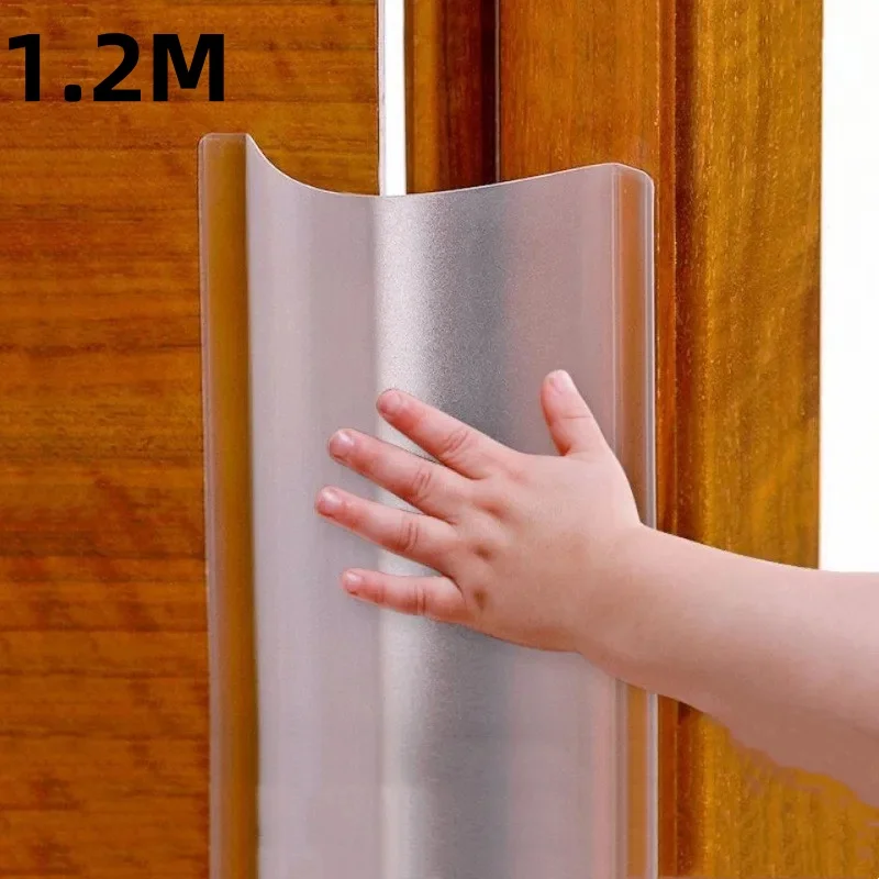 Child Safety Door Hinge Protector Cover Anti-pinch Hand Sealing Strip Cabinet Folding Safety Edge Banding Furniture Accessories