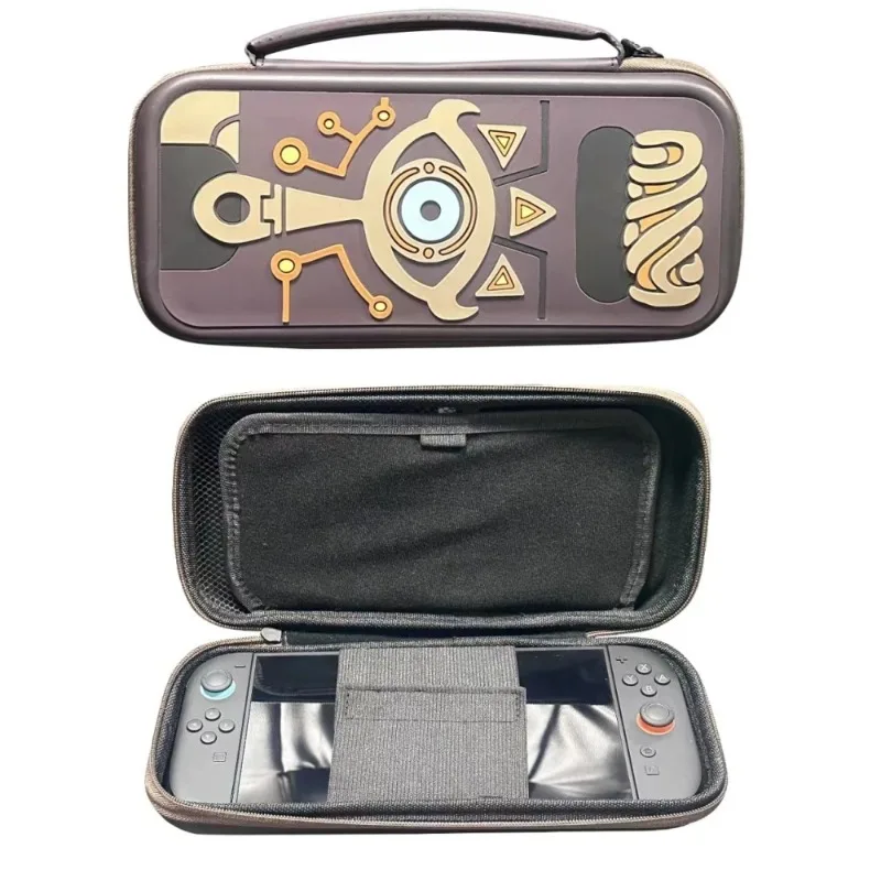 Sheikah Slate Hard Shell Case for Switch 2, Travel Portable Bag with 12 Game Slots, Lightweight Protective Storage for NS2