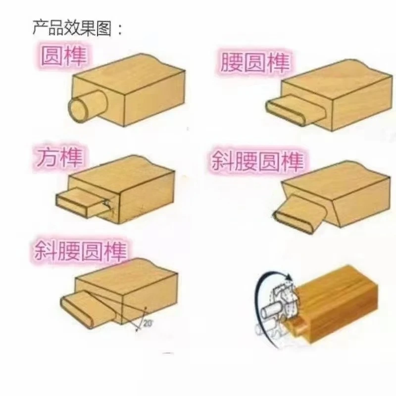 Woodworking Tenon Machinery / square End Mortise and Tenon Router Machine