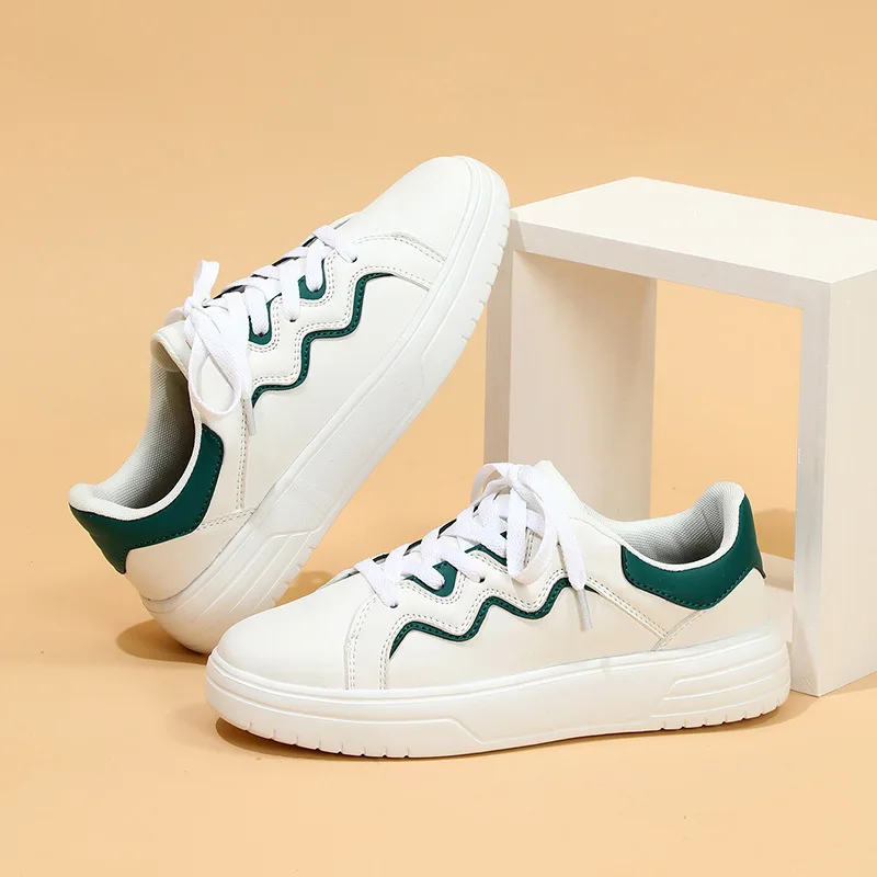 Trend New Thick Sole Fashion Board Shoes Lace-up Casual Sports Shoes Soft Sole Comfortable Outdoor Couple Shoes image 6
