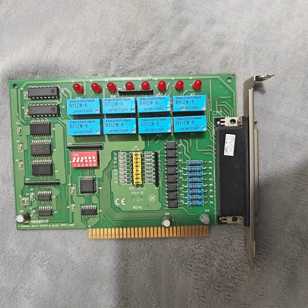 For ICPDAS P8R8DIO acquisition card ISA bus with isolated 8-channel digital input output card