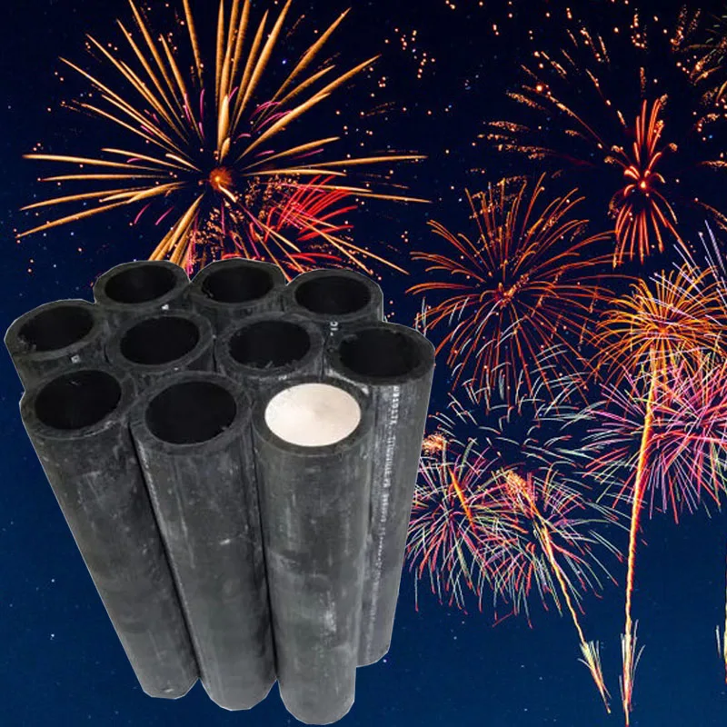 HDPE Mortar Tube for Shooting Fireworks Wedding Party Machine Cold Fire Fountain Stage Effect High Quality Pyrotechnic Display