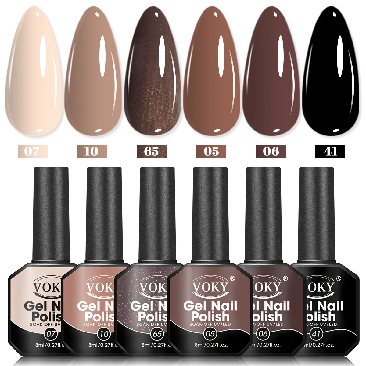 6 مجموعات / عبوات من مجموعات فنية لصالونات الأظافر، مناسبة لفن الأظافر العائلي DIY وكهدية للفتيات في المناسبات الخاصة #1