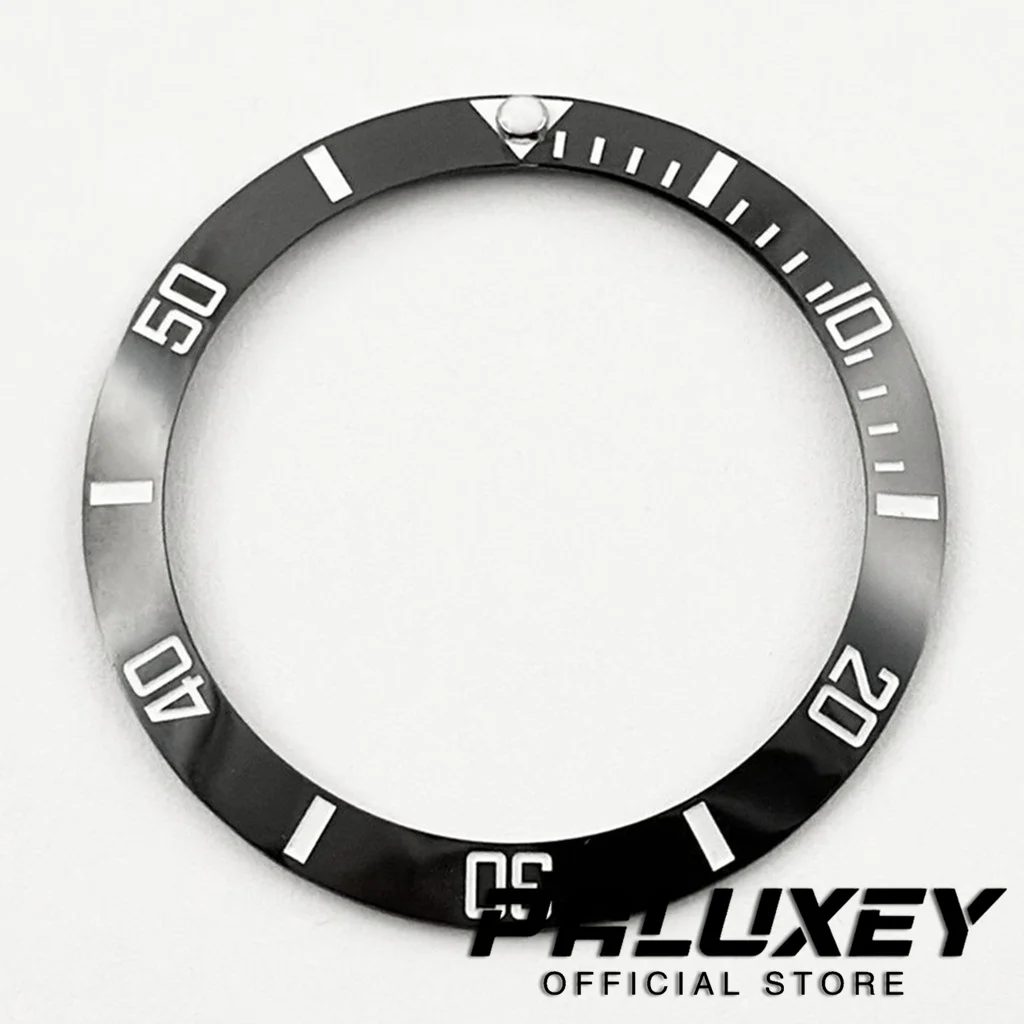 Blue BGW9 Lume C3 Lume 38MM Luminous Black Blue Green Ceramics Bezel Sloping Diving Watch Insert Fit Sub Watch Case Insert Ring