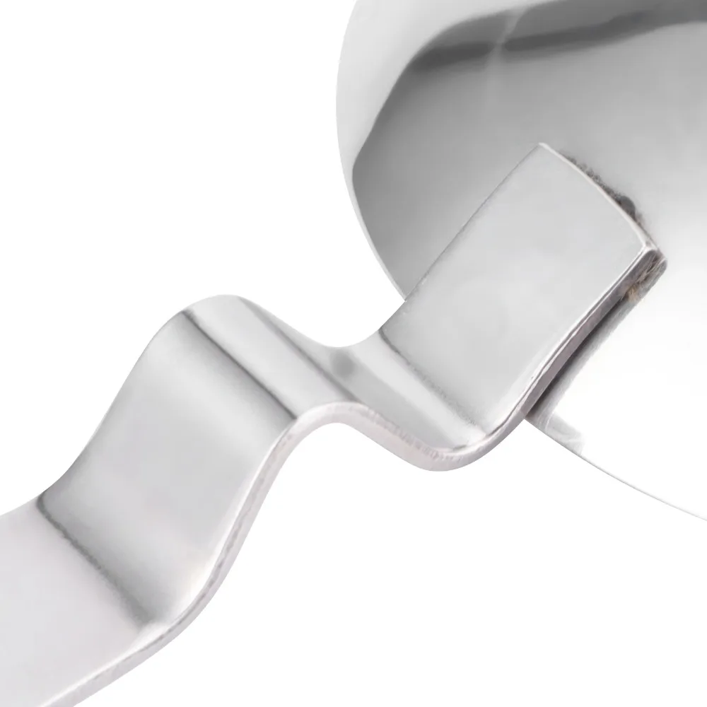 Anti Rust Rustless Steel Strainer Curved Dense Mesh Ice Filter Smooth Polished Bartend Tool Cocktail Making