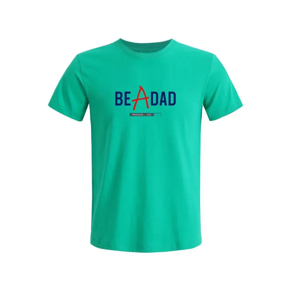 100% Cotton Summer Men T Shirt Oversized T-shirt 2025 Fashion Dad Graphic Tees Man Clothes Male Tshirt Men's Short Sleeve Tops