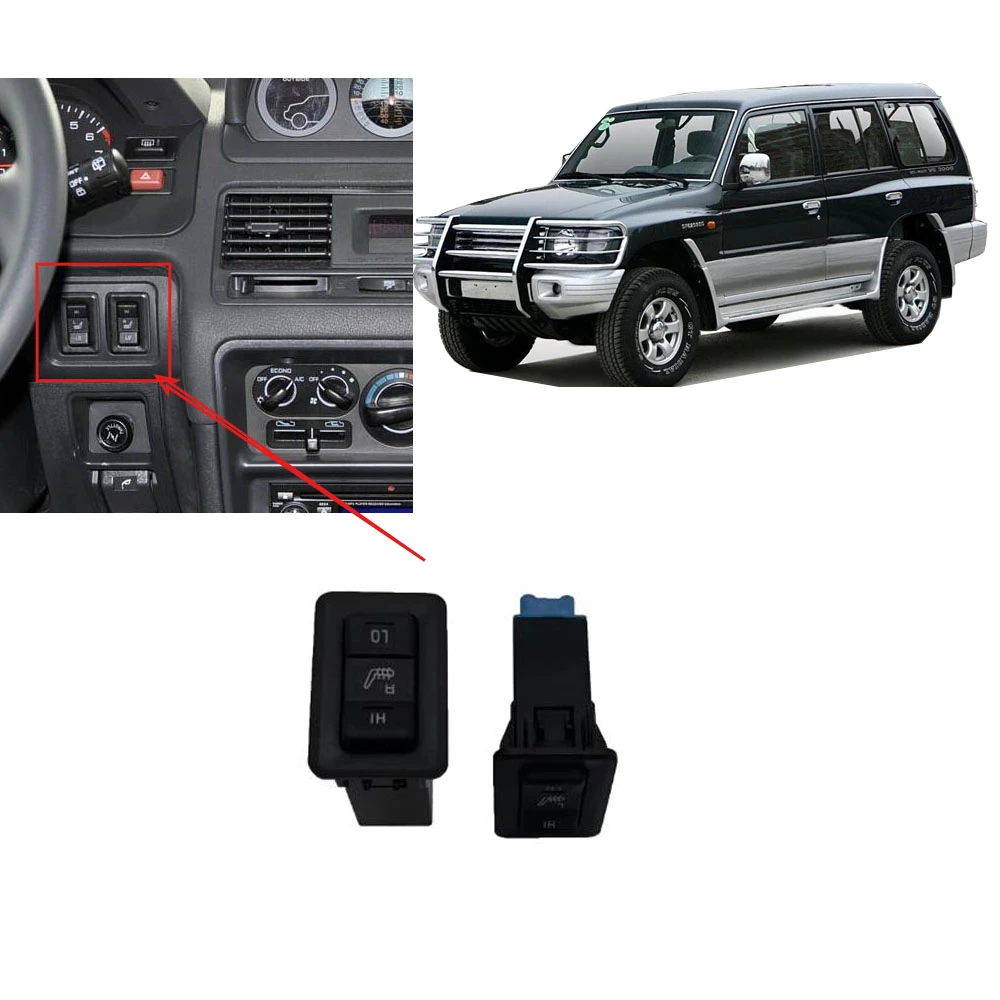 1 Piece Seat Heater Switch for Pajero V30 Control for Montero V40 Button for Shogun V20 Left or Right