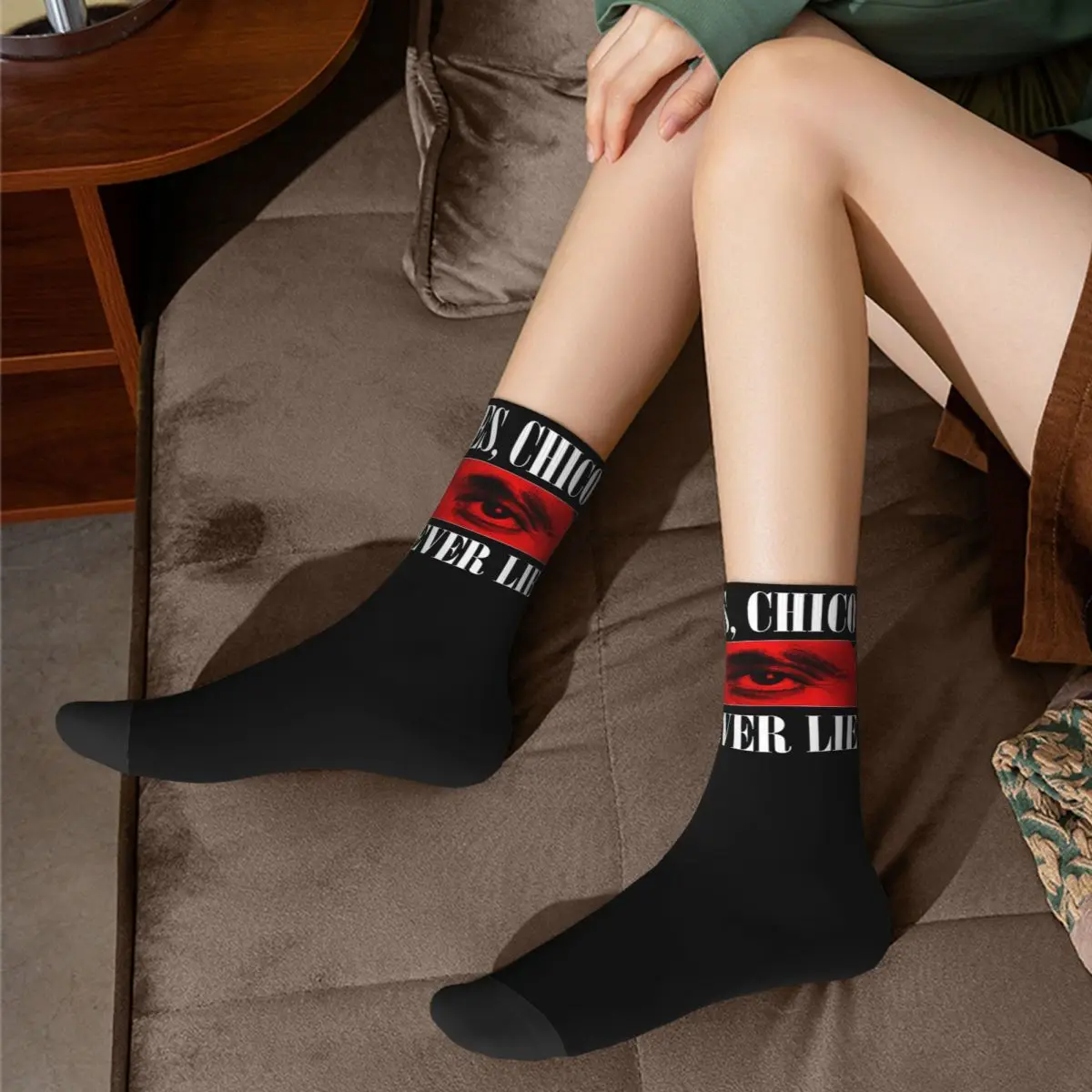 Winter Warm Crazy Design Men's Women's Tony Montana Scarface Socks Non-slip Sports Socks