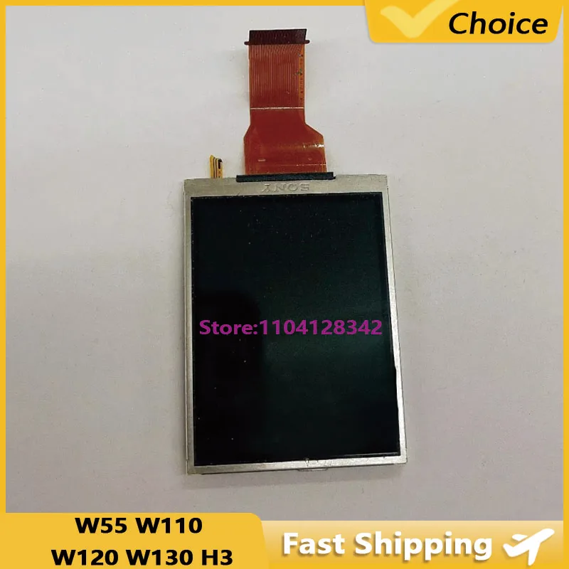 For Sony W55 W110 W120 W130 H3 LCD Screen Camera Display Parts Camera Detail Accessories Replacement Change Spare Parts