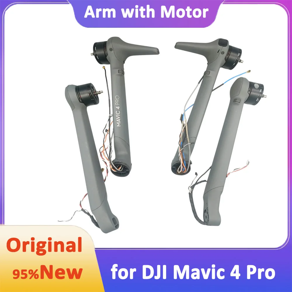 

95% Новые передние и задние левые/правые руки (манипуляторы) с двигателем для DJI Mavic 4 Pro: запчасти для ремонта дрона