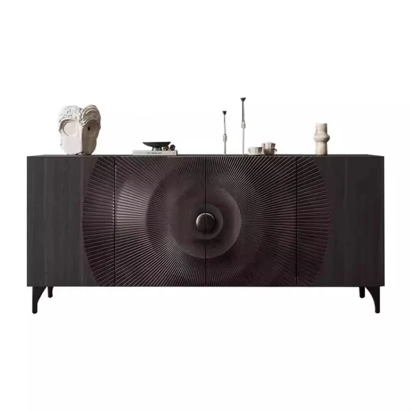 

Modern solid wood lockers carved sideboards living room furniture
